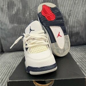 Jordan White and Black Sneakers with Air Cushioning